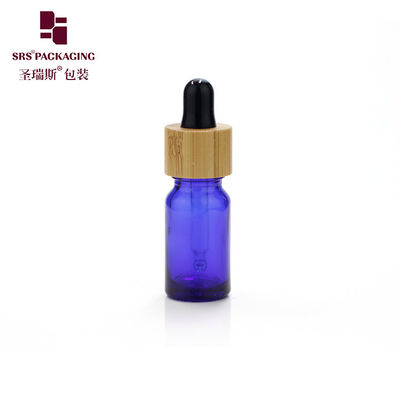 échantillon de taille mini 5 ml gouttière en gros bouteille d'huile essentielle en bois de bambou
