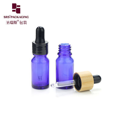 Emballage de bouteille en plastique avec couvercle de gouttelette de 5 ml en verre transparent transparent pour huiles essentielles