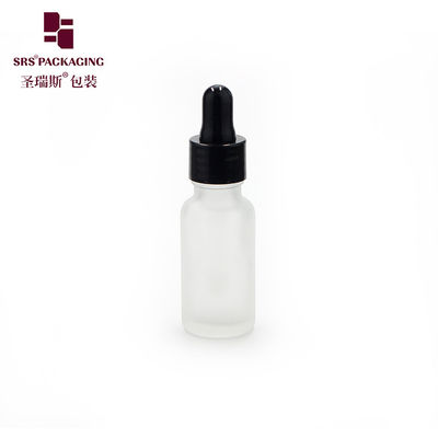 emballage cosmétique sans gouttelier de fuite huile essentielle bouteille de verre vert vide