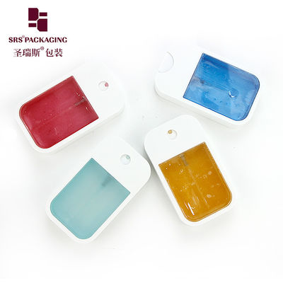Bouteille de pulvérisation de brouillard facial en plastique carré de 40 ml