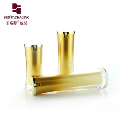 Fabricant d'emballages cosmétiques de forme carrée 1 oz bouteille sans air