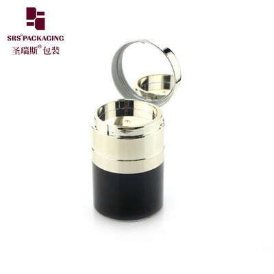 Bouteille sans air de 15 ml 30 ml à capuche avec miroir sérum acrylique sur mesure