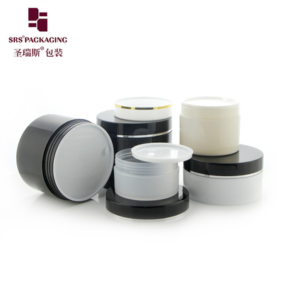100g 120g 150g Ronde Brillante à paroi unique PCR personnalisation Couleur Emballage en pot écologique