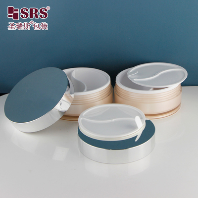 100g Ronde Gel pour les yeux de luxe Pour les soins de la peau Contenant d'emballage Jar Crème acrylique