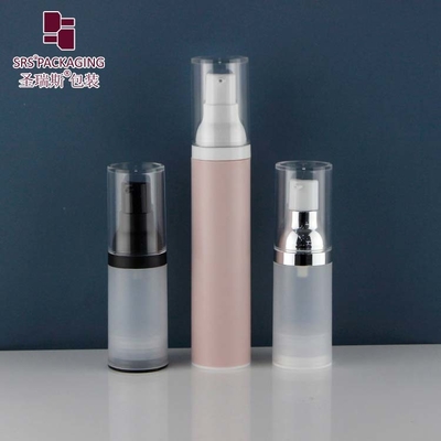 15 ml 30 ml 50 ml Bouteilles de pompe en plastique vide en PP plastique translucide recyclable fondation sans air