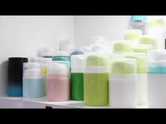 Série PA60 Injection plastique personnalisé coloré Cosmétiques sérum pompe à vide PP bouteille sans air